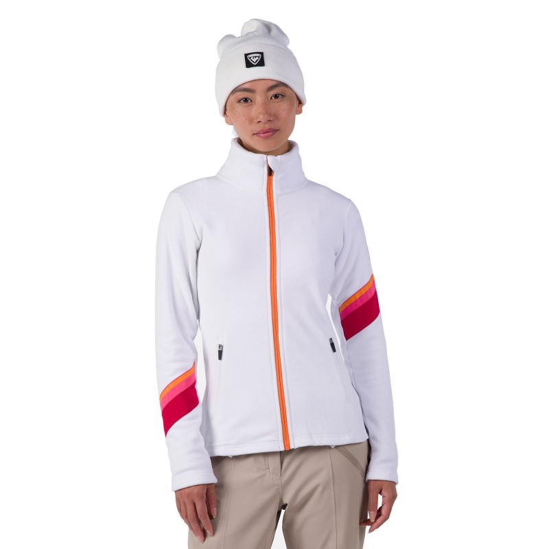 Rossignol Strawpile Fleece FZ Femme white