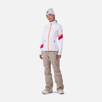 Rossignol Strawpile Fleece FZ Femme white