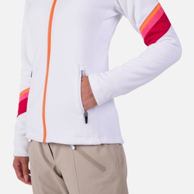 Rossignol Strawpile Fleece FZ Femme white