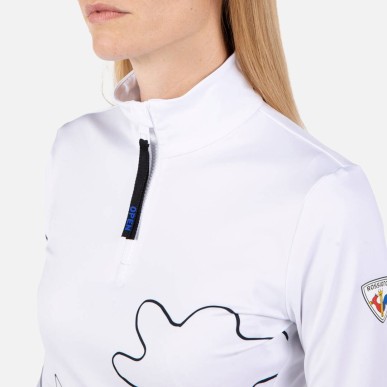 Rossignol Booster 1/2 Zip Top Femme white