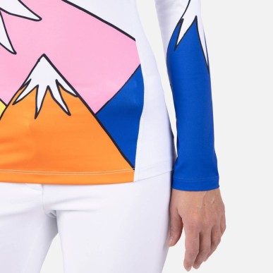 Rossignol Booster 1/2 Zip Top Femme white