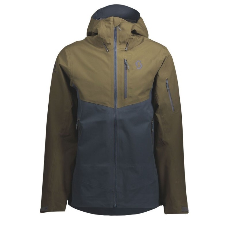 Scott Explorair 3L Jacket earth brown / dark blue