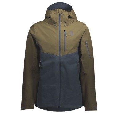 Scott Explorair 3L Jacket earth brown / dark blue