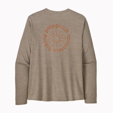 Patagonia L/S Cap Cool Daily Graphic Tee seabird grey x-dye