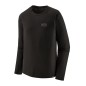 Patagonia L/S Cap Cool Trail Graphic Tee black