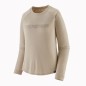 Patagonia L/S Cap Cool Trail Graphic Tee Femme pumice Patagonia L/S Cap Cool Trail Graphic Tee Femme pumice