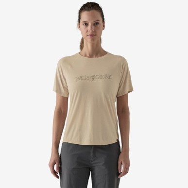 Patagonia Cap Cool Trail Graphic Tee Femme pumice