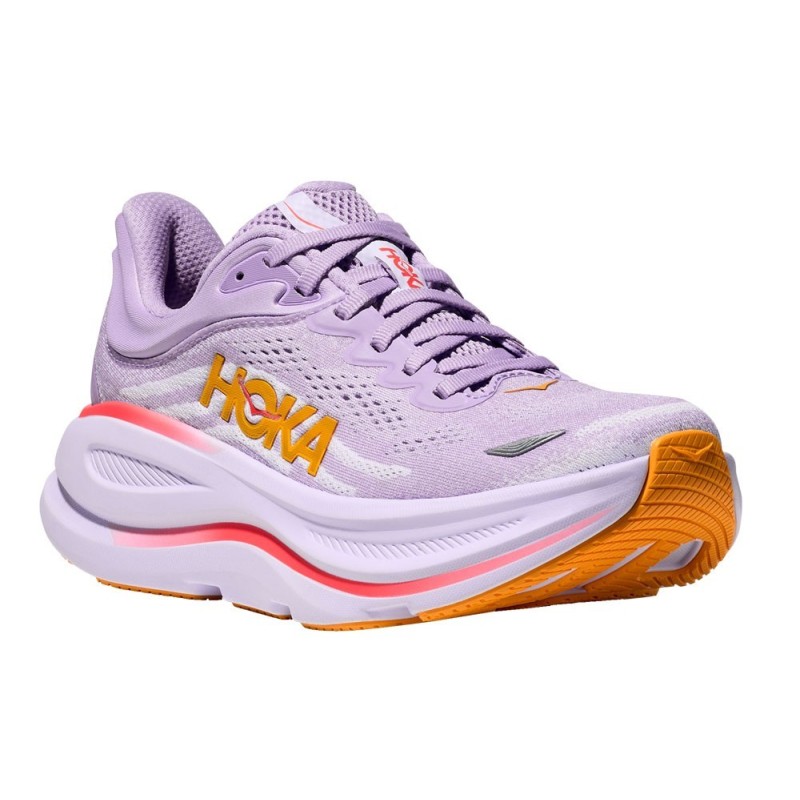Hoka Bondi 9 Femme aster flower / starlight glow