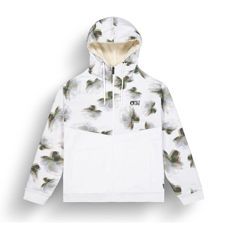 Picture Basement Plush Zip Hoodie Femme pearl gray