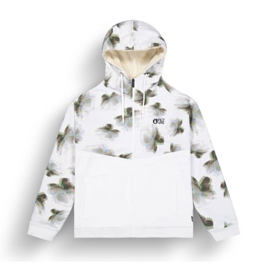 Picture Basement Plush Zip Hoodie Femme pearl gray