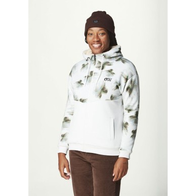 Picture Basement Plush Zip Hoodie Femme pearl gray