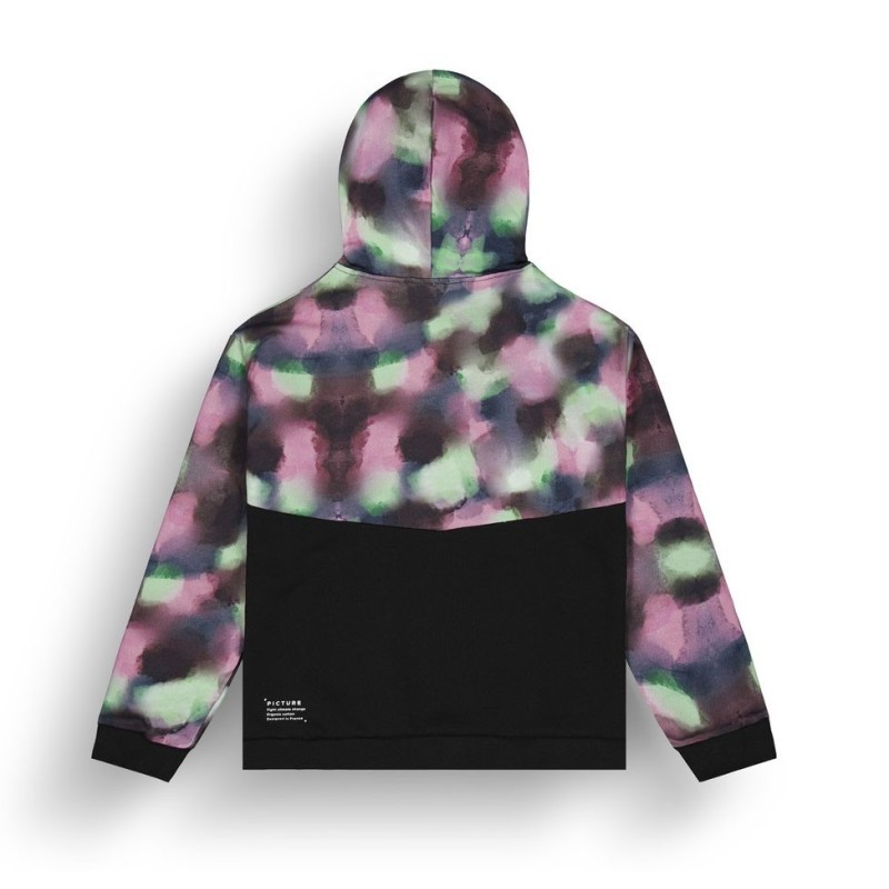 Picture Basement Plush Zip Hoodie Femme black